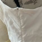 ZARA  Linen Blend Corset Bodysuit  size small white/cream color Valentines Day XL Photo 5