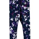 Adidas  Training Leggings Womens S Purple Multicolor Floral High Rise Athleisure Photo 0