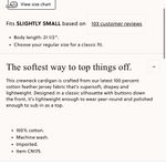 J.Crew  Feather jersey crewneck cardigan Strawberry Sunrise Photo 1