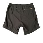 Nike Vtg Womens XS 0-2 Black Pull On Active Mid Rise Shorts Zipper Pocket Photo 6