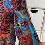 Chico's  vintage silk funky pattern pants Photo 1