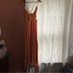En Saison Illianna Maxi Long Dress High Low Asymmetrical Orange NEW Size‎ S Photo 5