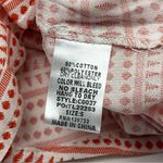 Umgee White Orange Tunic Shirt Dress Top Long Sleeve Womens Size Small Boho NEW Photo 2