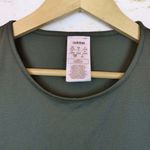 Adidas Womens S Racerback Tank Top Back Mesh Olive Green Scoop Neck Photo 1