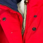 Obermeyer Vintage Red Ski Jacket Petite Alpine Floral Embroidery Heart Hardware Photo 12