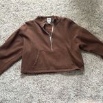 PINK cropped quarter zip Photo 0