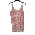 CAbi Tank Top Size Small White Salmon Geometric Pattern Lined Polyester Womens Photo 7