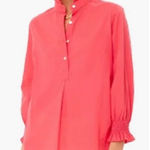 Tuckernuck  Teagan Popover Coral Blouse Size Medium Photo 0