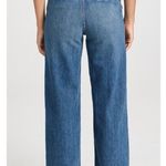 NWT Mother High Waisted Spinner Prep Skimp in Flash Back Wide Leg Jeans 33 Photo 7