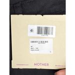 Mother Snacks Crinkle Cut Asymmetrical Denim Midi Skirt Black Size 27 NWT Photo 14