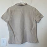 Patagonia  Women’s Hemp Short Sleeve Button Down Shirt Hemp Neutral Sz Medium Photo 7