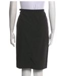 Gucci Vintage Grey Knee-Length Skirt Size Medium/ 6 Lined, Classic Style Photo 9