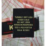 Vintage K.A.D. Clothing Co. Ladies Orange Plaid Long Shorts Size L Retro Summer White Size L Photo 9