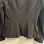 Elie Tahari  Black Wool Fitted Blazer Jacket W/ detailed bottons Size 6 Photo 11