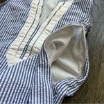 DUFFIELD LANE Grand Dress in Blue Seersucker Size Small Photo 12