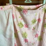 Pineapple Moon Vintage Silk Hawaiian Wrap Skirt Vacation Island Beach Summer Pink Photo 4