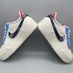 Nike Women's Shoes Rare Air Force 1 Shadow White Red blue Photo 11