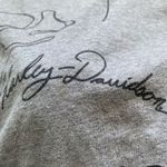 Harley Davidson Women’s Grey Double Skull Short Sleeve T-Shirt Photo 3