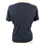 Diane Von Furstenberg  For Camicetta Vintage Black V-Neck Knit Top Size Medium Photo 3