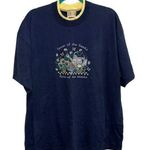 Vintage Decorated Originals Gardening Short Sleeve Tee Shirt Blue Size 2X Photo 0