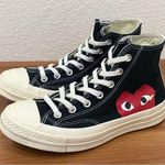 Converse X Comme des Garçons PLAY High Top Chuck 70 Unisex Sneakers Women’s 7 Photo 3
