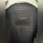 Lucky Brand  Black Washed Dark Denim Jacket Photo 12