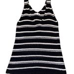 Newbury Kustom Black and White Knit Tank Top Photo 0