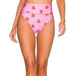 Beach Riot New Highway Bikini Bottom in Valentine Heart
 medium pink Photo 0