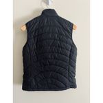Lands' End  Puffer Vest Womens‎ Size Small 6-8 Full Zip Outdoor Black Pockets Photo 1