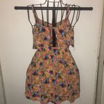Timing Cute Peek-A-Boo Back Floral Mini Dress Photo 2