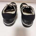 Black Dolce Vita Women's Zina Leather Metallic Gunmetal Sneaker Photo 6