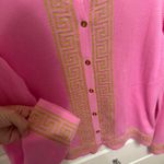 Lilly Pulitzer  pink and gold cardigan Photo 1