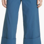 Sea New York Winona Cuff Wide Leg Pants Blue Size US 2 Photo 0