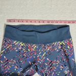 Zella Capri Leggings Dark Gray with confetti print Size L Photo 2