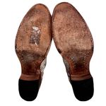 FREEBIRD by Steven Freebird ‘Sadie’ Beige Snakeskin Embossed Leather Heeled Oxfords, Size 8 Photo 9