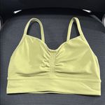 Lululemon  Nulu Front Gather Yoga Bra Light Support B/C Cup Sz8 Bronze Green Photo 4
