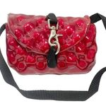 The Bubble Bag Red Puffy Crossbody Small Mini Bag Photo 0