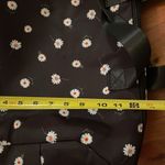 Alice + Olivia Black Fabfitfun Daisy Print Duffle Bag Weekender Travel Overnight Photo 6