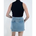 Honey Punch Denim Distressed Mini Skirt Size Small Photo 1
