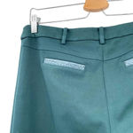 Mackage  Gigi Leather‎ Patch Ponte Knit Legging Pants Teal Green Size 8 Photo 5
