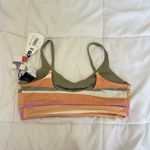 prAna  Swim Top Reversible Willow Falls Pool Beach Padded Comfortable Athletic S Photo 3