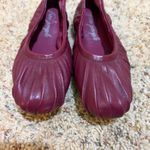 Free People  Cara Ballet Flats Leather Wild Mulberry Photo 3