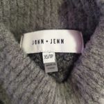 John + Jenn   Women's Cozy Pullover Mock Neck Leopard Knit Sweater Top Size‎ XS Photo 8