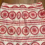 Boden Broderie Embroidered Scalloped Lined Hem Midi Skirt Red White Size 2P Photo 14