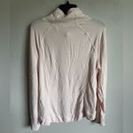 Yogalicious Light Pink Mock Cowl Neck Lightweight Athletic Sweatshirt Womens L Photo 5