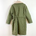 Heartloom Evaline Quilted Belted Tie Waist Sherpa Teddy Trim Coat Jacket Small Photo 7