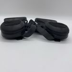 Ecco Womens 8 Sandals Black Leather Strappy Comfort Flats Shoes Back Strap Photo 10