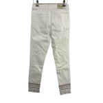 Desigual  White Denim Boho Embroidered Exotic Jeans EU 34‎ / US 0 New Photo 3