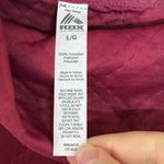 RBX Quilted cowlneck pullover tunic length hoodie burgundy hue size L Red Size L Photo 9