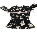 Halogen 3/$15  faux wrap peplum top Photo 3